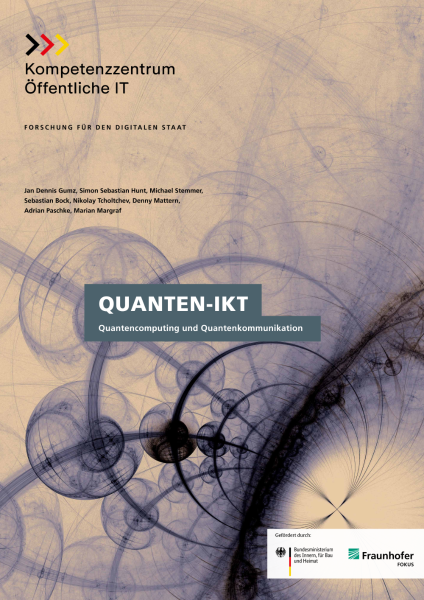 Titelbild Quanten-IKT - Quantencomputing und Quantenkommunikation